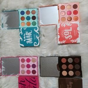 4 colourpop eyeshadow palettes